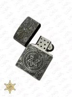 طرح زیپو مدل ستاره داوود