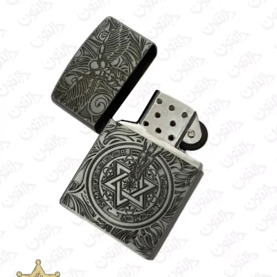 طرح زیپو مدل ستاره داوود