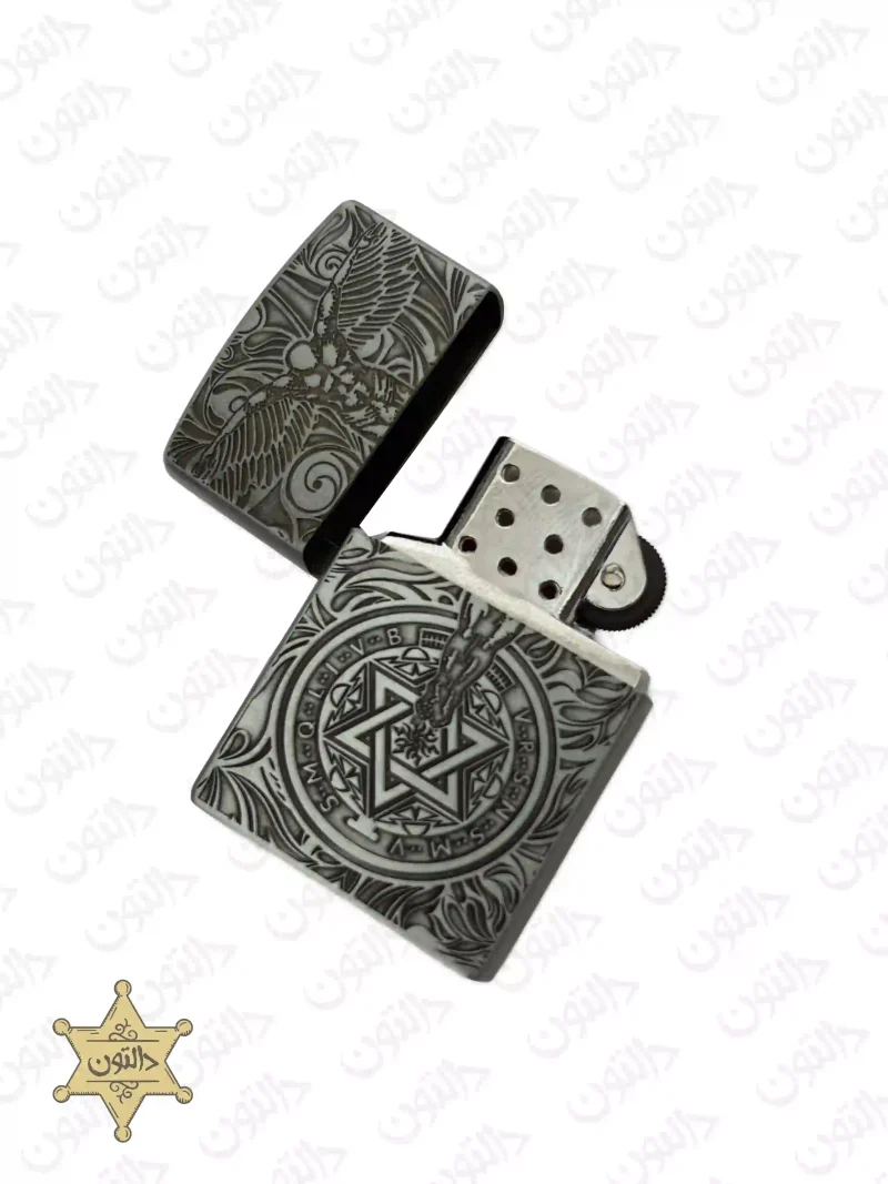 طرح زیپو مدل ستاره داوود