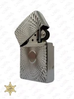 فندک مشبک نقره ای