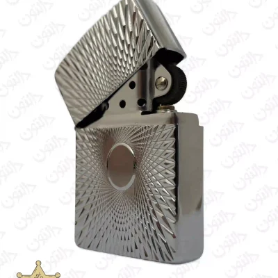 فندک مشبک نقره ای